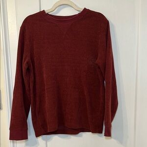 Goodfellow & Co Red Crewneck Sweater Classic Knit